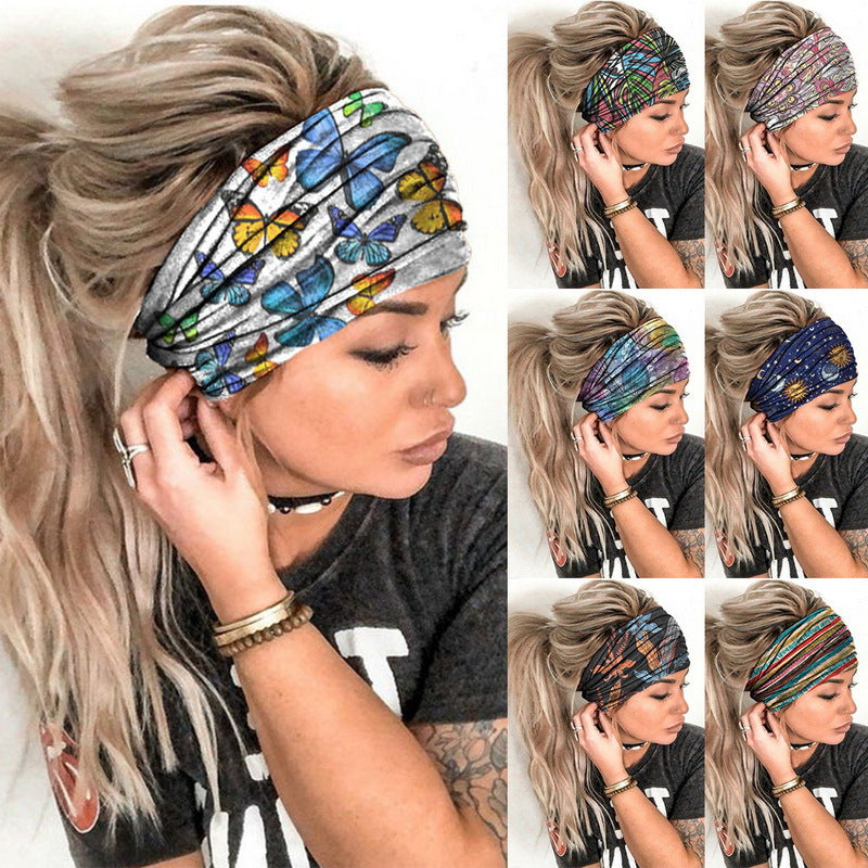 Sports, Yoga, Fitness Sweat-Absorbent Headband