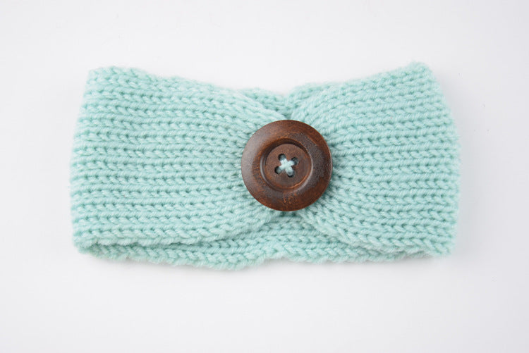 Baby wool headband hand-woven HAIRPINS SHOP