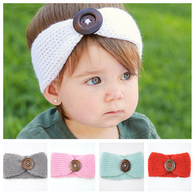 Baby wool headband hand-woven HAIRPINS SHOP