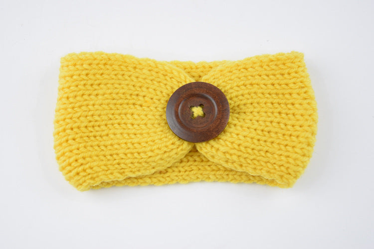 Baby wool headband hand-woven HAIRPINS SHOP