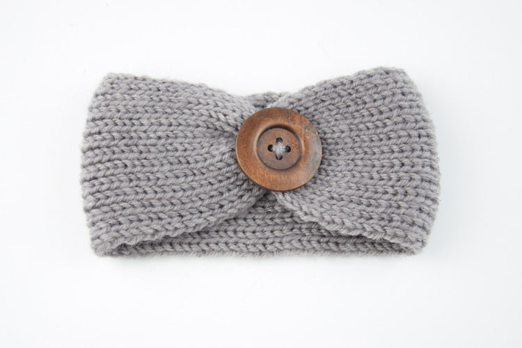 Baby wool headband hand-woven HAIRPINS SHOP