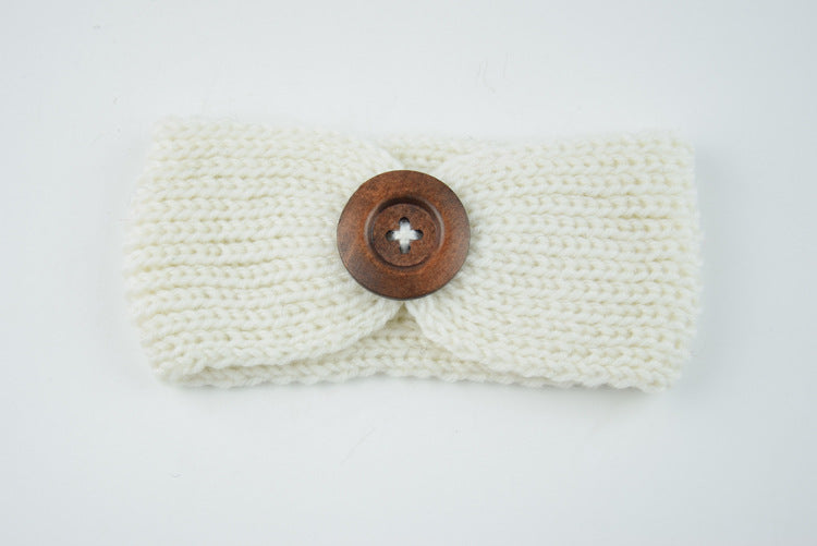 Baby wool headband hand-woven HAIRPINS SHOP