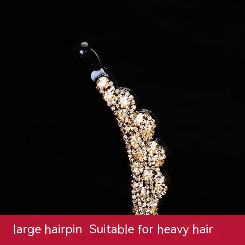 Banana Clip Rhinestone Hair Accessories HAIRPINS SHOP