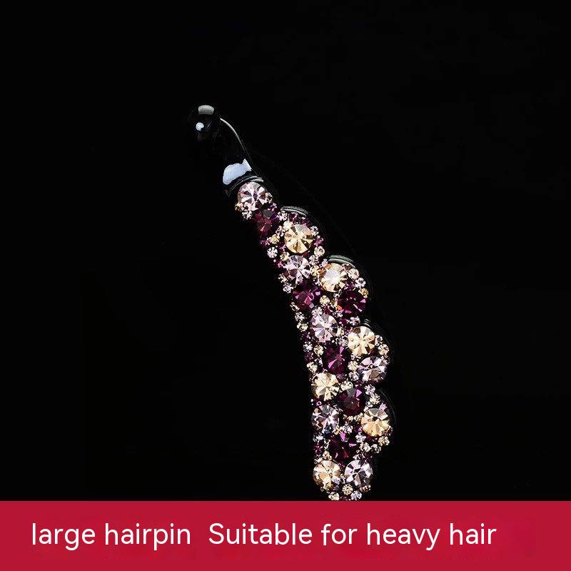 Banana Clip Rhinestone Hair Accessories HAIRPINS SHOP