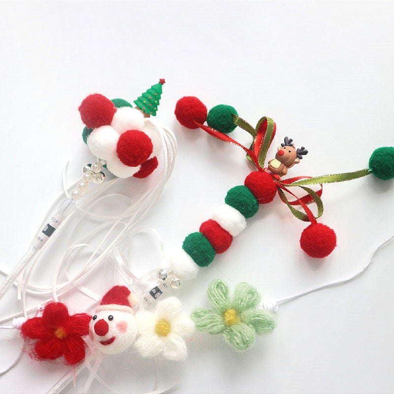 Christmas And New Year Pure Handmade Bell Hair Ball HAIRPINS SHOP