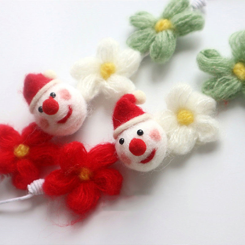 Christmas And New Year Pure Handmade Bell Hair Ball HAIRPINS SHOP