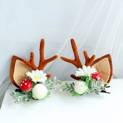 Christmas hair clip Antler HAIRPINS SHOP