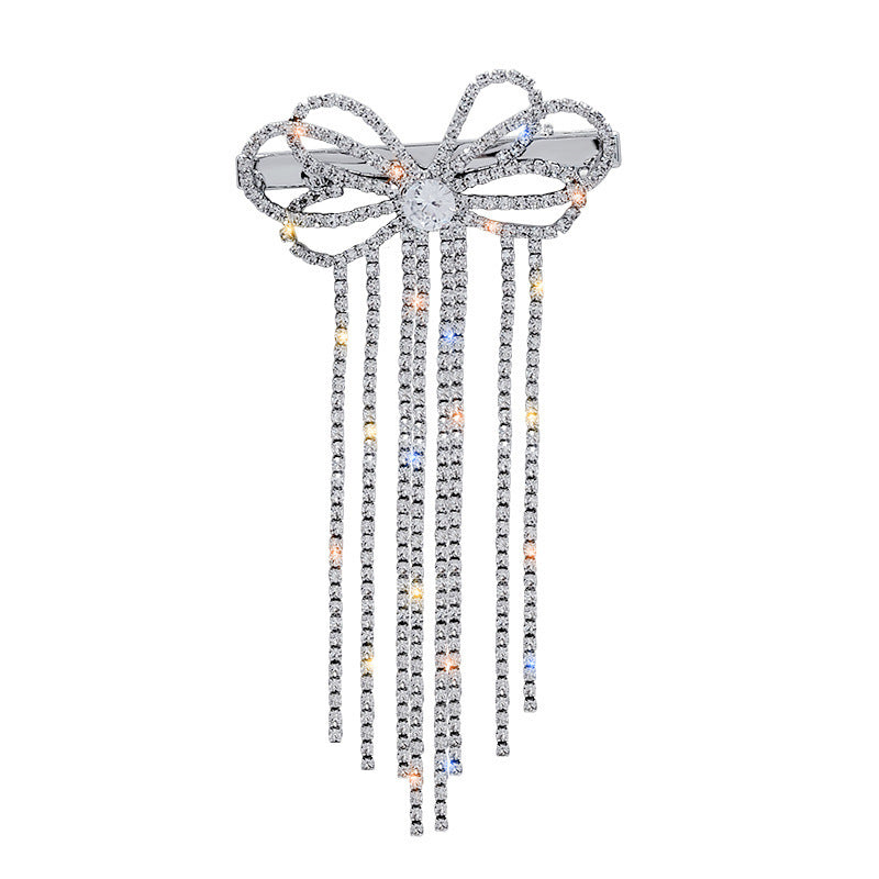 Diamond Bow Fringe Hair Clip HAIRPINS SHOP