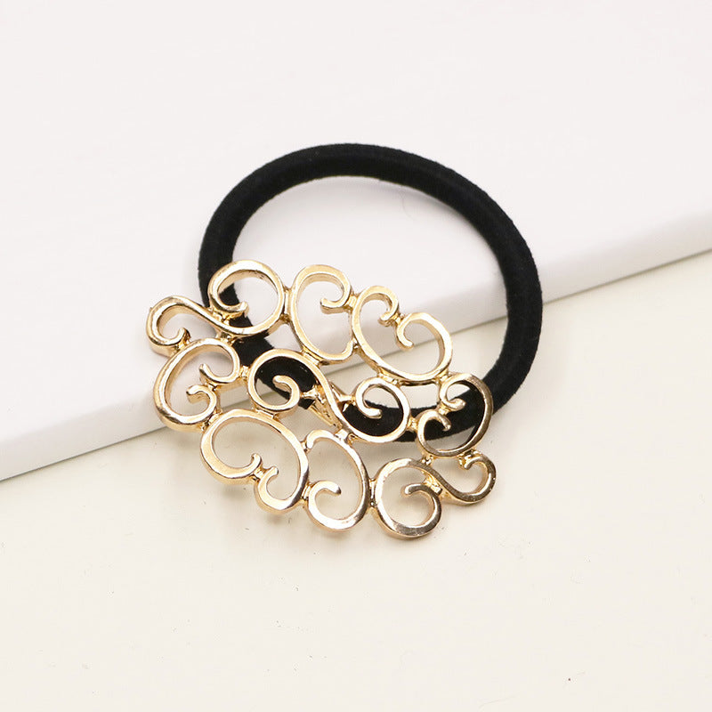 Fashion Ruyi Pattern Metal Hair Band HAIRPINS SHOP