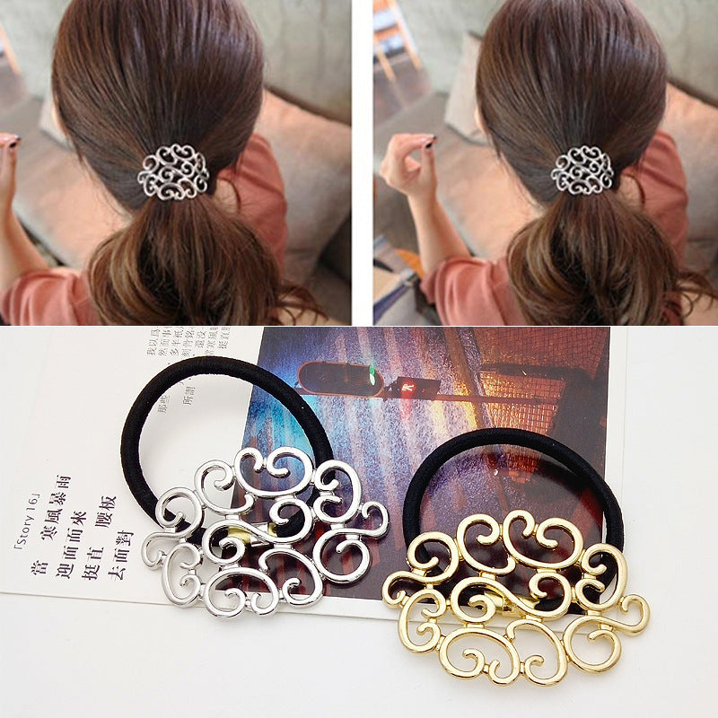 Fashion Ruyi Pattern Metal Hair Band HAIRPINS SHOP