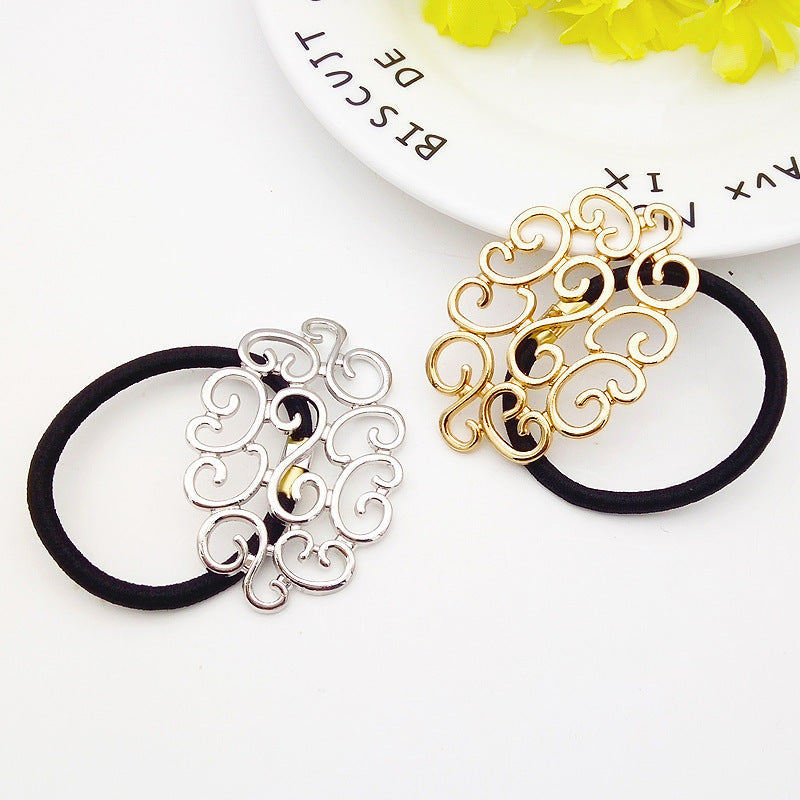 Fashion Ruyi Pattern Metal Hair Band HAIRPINS SHOP