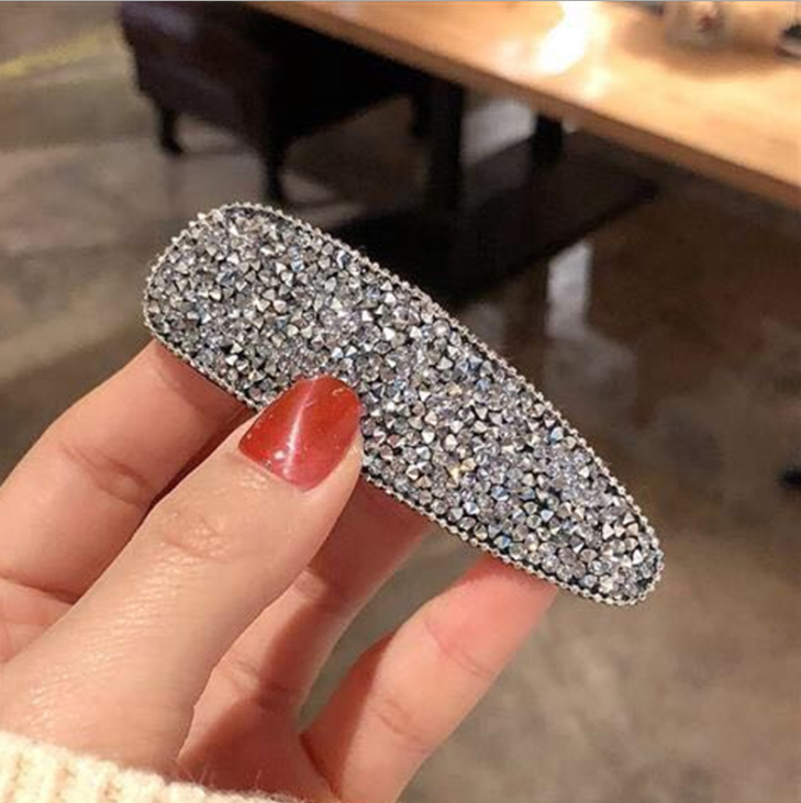 Geometric crystal rhinestone hair clip HAIRPINS SHOP