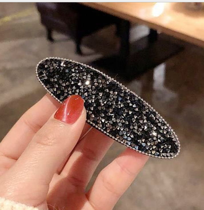 Geometric crystal rhinestone hair clip HAIRPINS SHOP