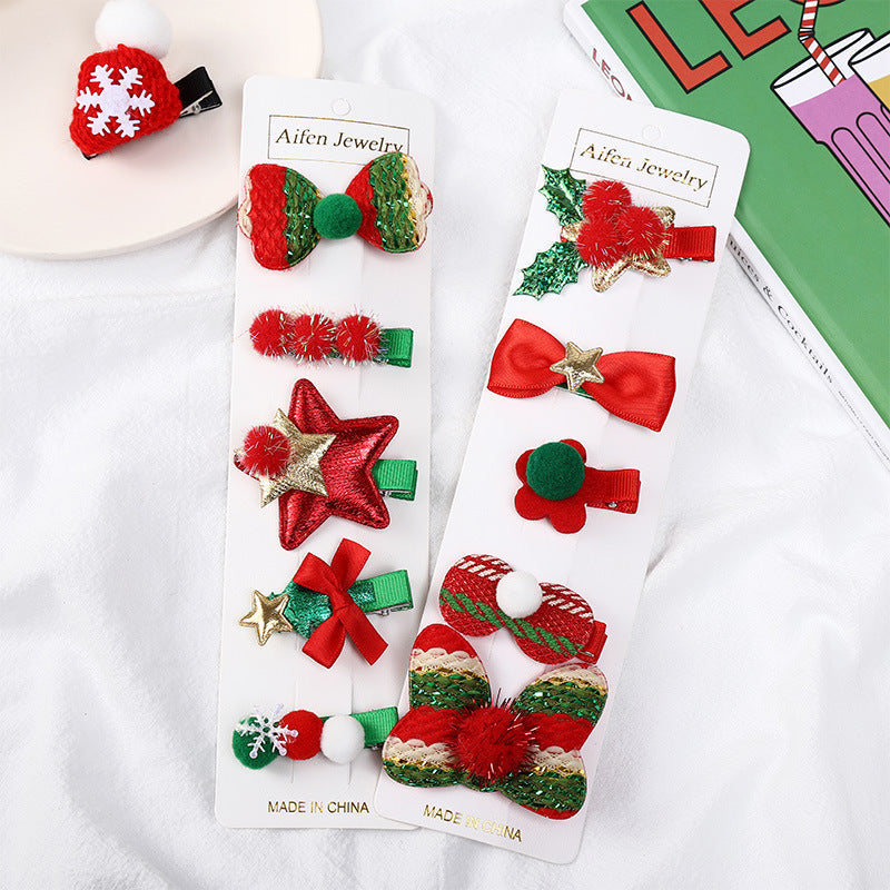 Kid's Hair Accessories Christmas Clips HAIRPINS SHOP