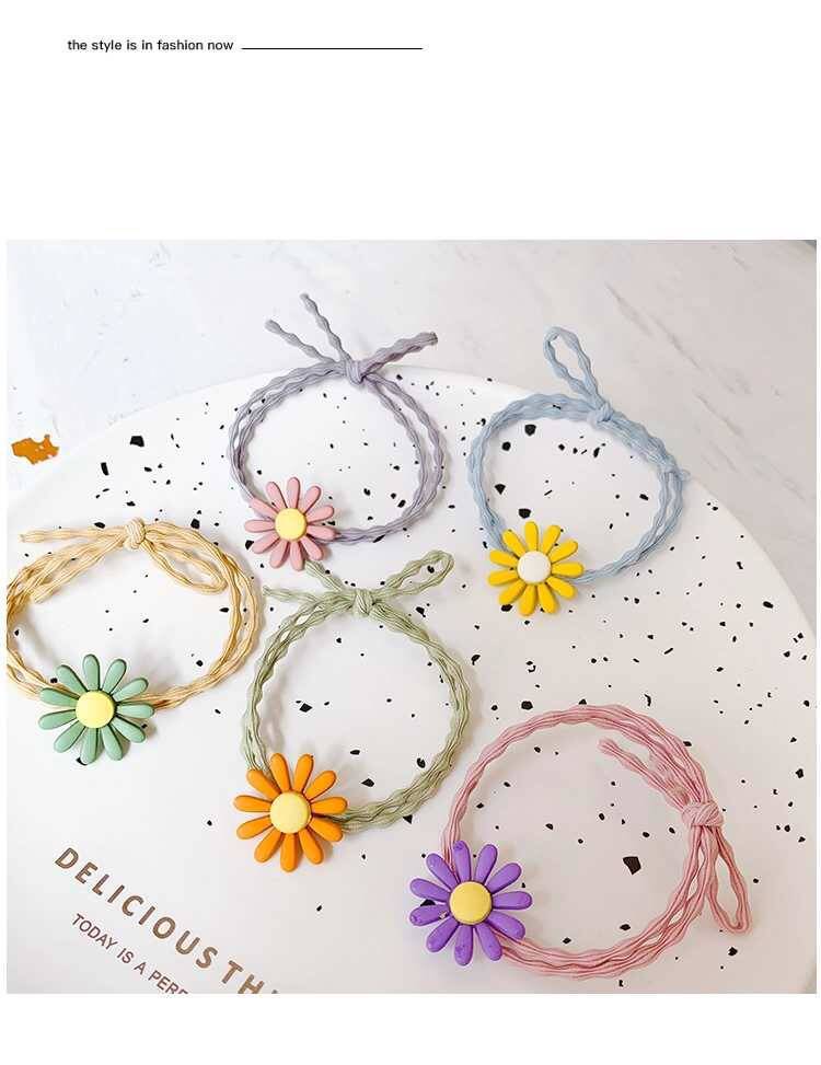 Lovely Flower Hair Rope, Baby Hair Elastic Band HAIRPINS SHOP