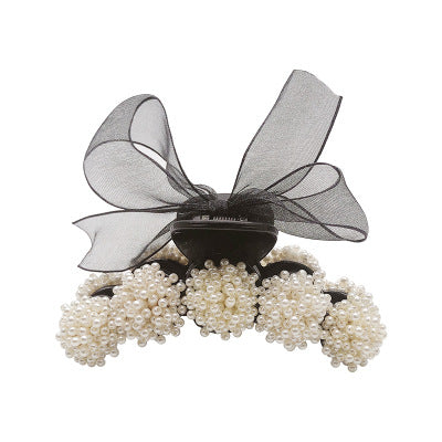 Pearl Bow Hair Clip HAIRPINS SHOP