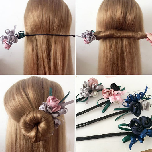 Pearl Flower Hair Plate HAIRPINS SHOP