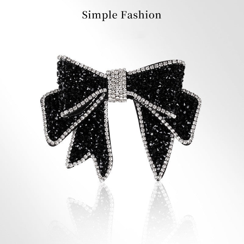 Rhinestone Bow Spring Hair Clip HAIRPINS SHOP