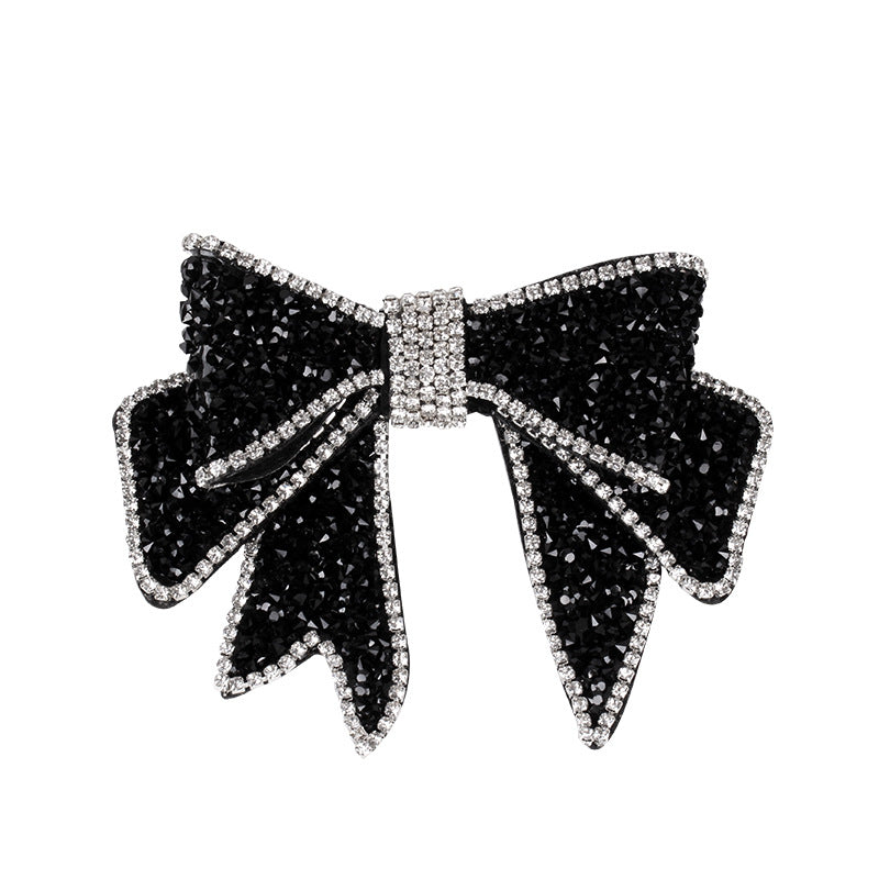 Rhinestone Bow Spring Hair Clip HAIRPINS SHOP