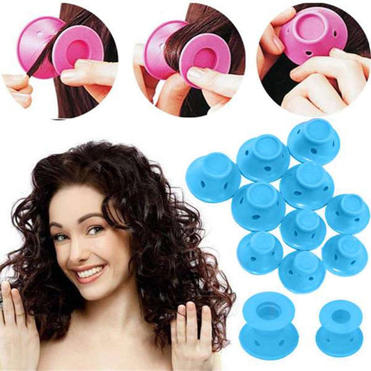 Soft Rubber Magic Hair Care Rollers Styling Tool HAIRPINS SHOP