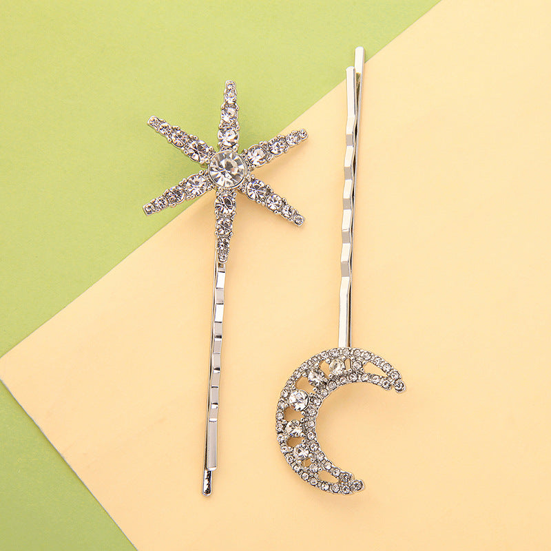 Stars and Moon hair clips HAIRPINS SHOP