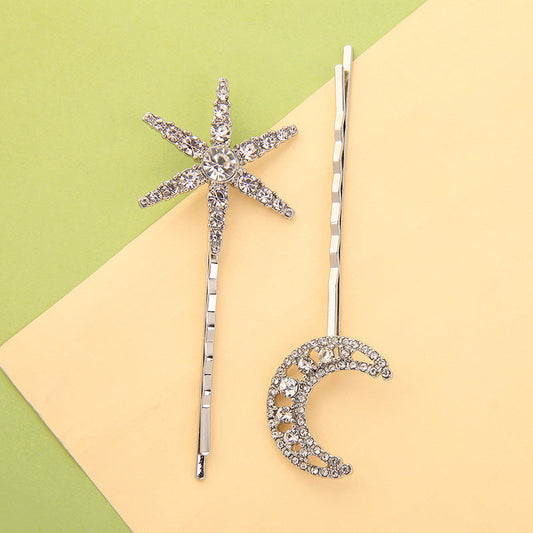 Stars and Moon hair clips HAIRPINS SHOP