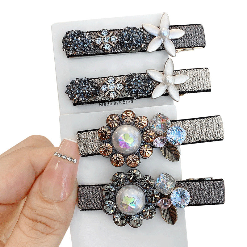 Women's Rhinestone Bangs Clip HAIRPINS SHOP